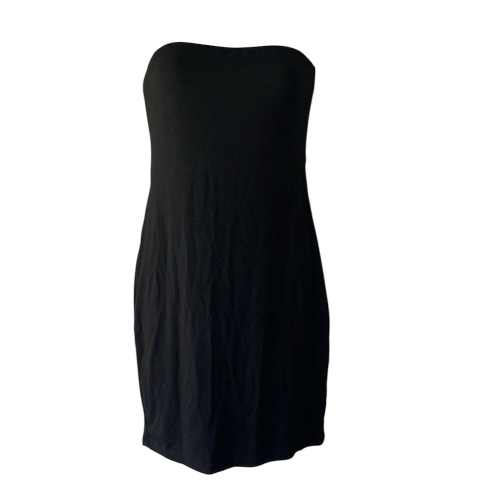 SHEIN SXY Black Strapless Bodycon Mini Dress NWT Size Small